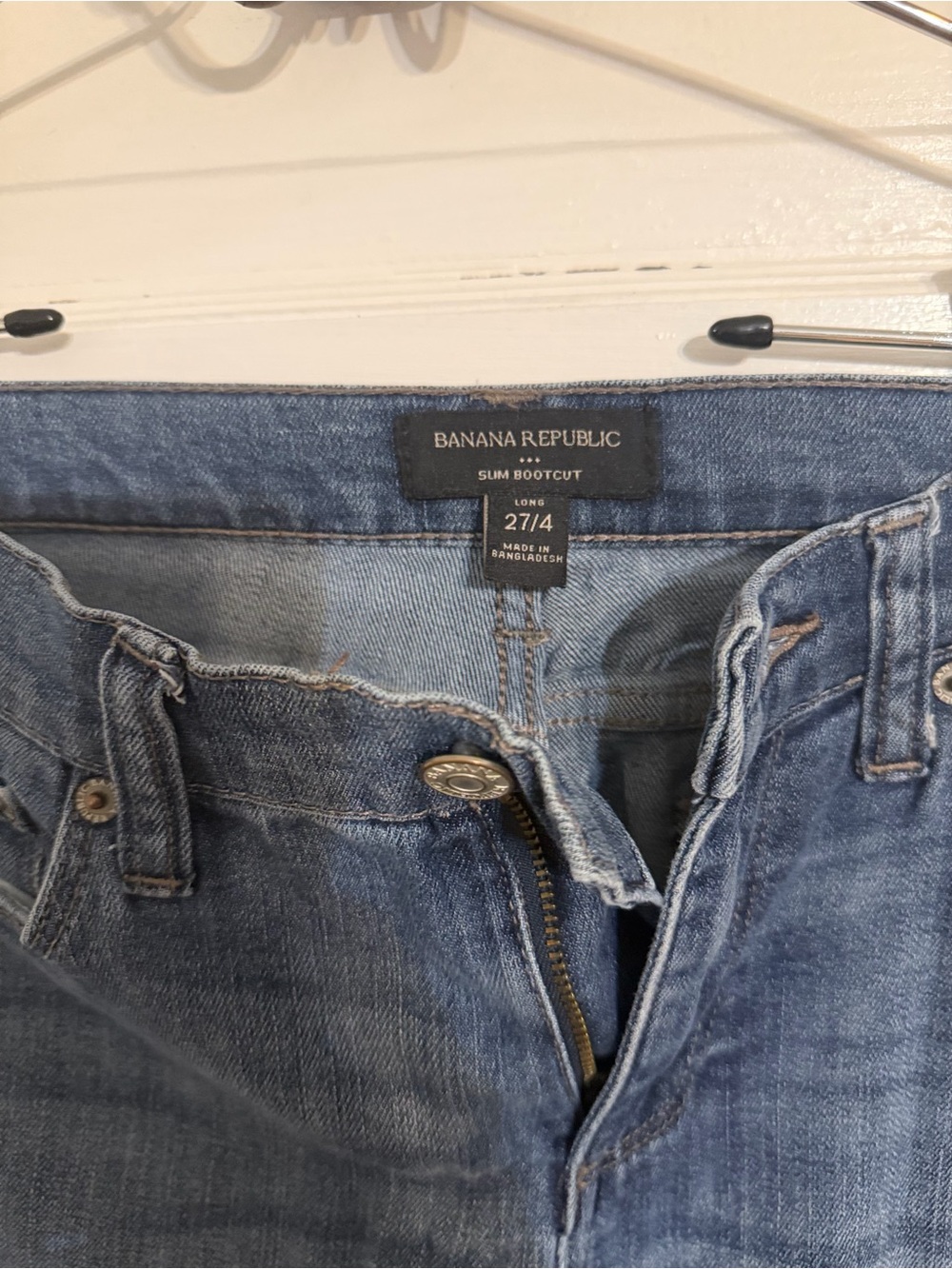 Banana Republic Women's Medium Blue Slim Bootcut Jeans